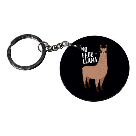 Crafty Worth | key chain for girls under 100 | keychain for girls stylish Printed Wooden Keychains | Circle Shape Set of 2 keyrings 2×2 inch - alternate view