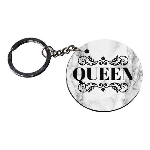 Crafty Worth | a keychain for girls | keychain lighter for cigarette customized keychain with photo Printed Wooden Keychain| Circle Shape Set of 2 keyrings 2×2 inch - alternate view