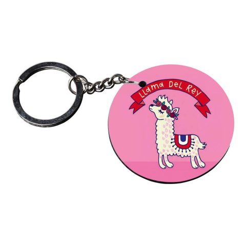 Crafty Worth | keychain for girls unicorn | keychain for bike customized keychain with photo Printed Wooden Keychain| Circle Shape Set of 2 keyrings 2×2 inch - alternate view