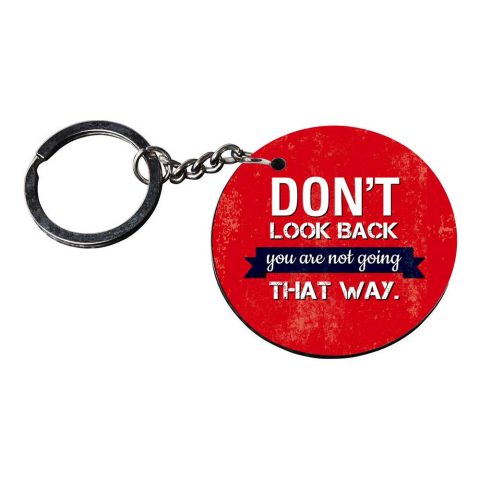 Crafty Worth | keychain with quotes for girls | keychain for best friends customized keychain with photo Printed Wooden Keychain| Circle Shape Set of 2 keyrings 2×2 inch - alternate view