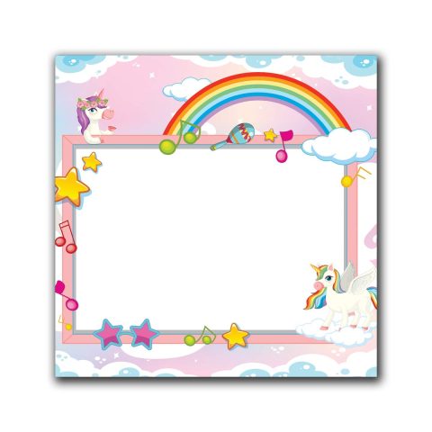 Crafty Worth Unicorn Magnetic Dry White Board Sheet for Kitchen magnetic white board for refrigerator - alternate view