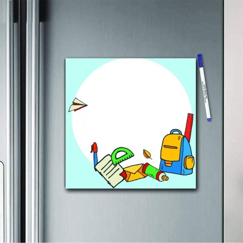 Crafty Worth Magnetic Dry White Board Sheet for Kitchen magnetic white board for fridge - alternate view