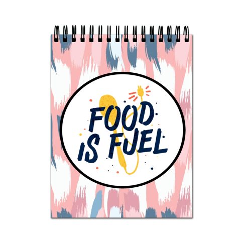 Crafty Worth Sketch Book Food is fuel sketch book A4 Thick Sheets A4 Size,100 Sheets/200 Pages