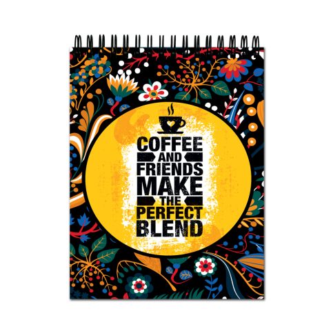 Crafty Worth Sketch Book coffee and friend sketch book for kids Thick Sheets A4 Size,100 Sheets/200 Pages