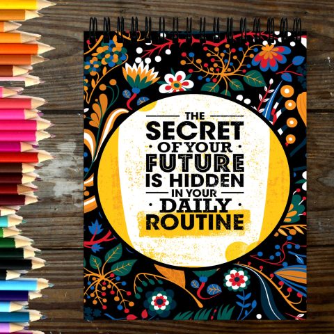 Crafty Worth Sketch Book the secret of your sketch book for kids Thick Sheets A4 Size,100 Sheets/200 Pages - alternate view