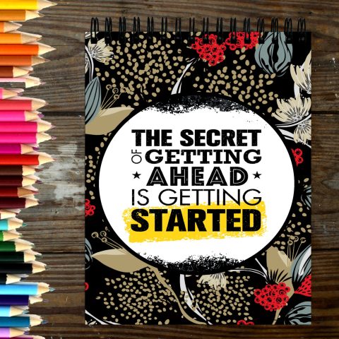 Crafty Worth Sketch Book the secret of getting sketch book for sketching Thick Sheets A4 Size,100 Sheets/200 Pages - alternate view
