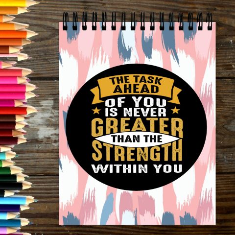 Crafty Worth Sketch Book the task ahead sketch book A4 Thick Sheets A4 Size,100 Sheets/200 Pages - alternate view