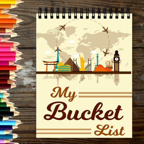 Crafty Worth Sketch Book My Bucket List sketch book for sketching Thick Sheets A4 Size,100 Sheets/200 Pages - alternate view