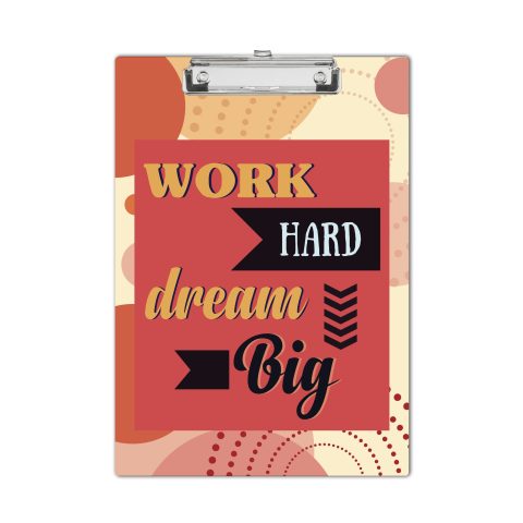 Crafty Worth | Clipboard | Examination Pad | Exam Pad | Writing Pad Multi Color | Clip Board for Girls| Clip Board for Boys | Stainless Clip | Clip Board a4 Size