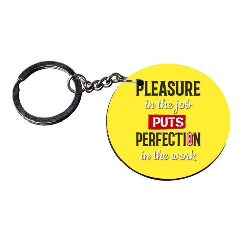 Crafty Worth | car keychain for men with quotes | keychain for 10 keys customized keychain with photo Printed Wooden Keychain| Circle Shape Set of 2 keyrings 2×2 inch - alternate view