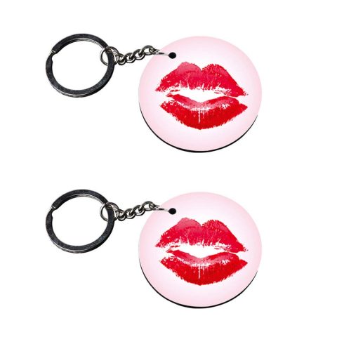 Crafty Worth | quotes keychain | keychain holder keychain customized keychain with photo Printed Wooden Keychain| Circle Shape Set of 2 keyrings 2×2 inch
