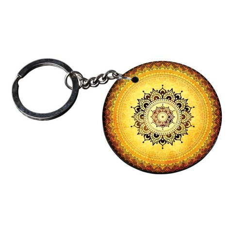 Crafty Worth | quotes keychain for love | a keychain with letter a customized keychain with photo Printed Wooden Keychain| Circle Shape Set of 2 keyrings 2×2 inch - alternate view
