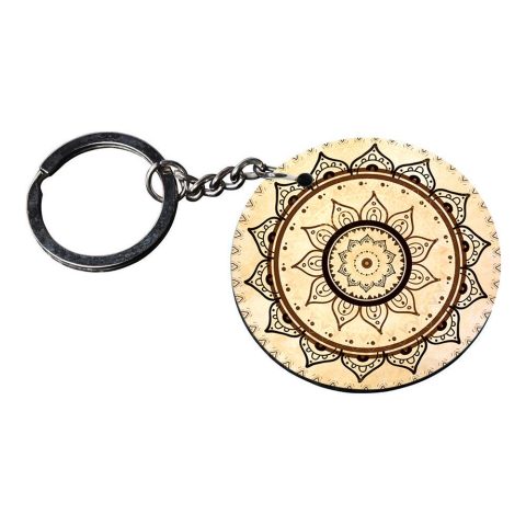 Crafty Worth | love quotes keychain | a keychain for girls customized keychain with photo Printed Wooden Keychain| Circle Shape Set of 2 keyrings 2×2 inch - alternate view