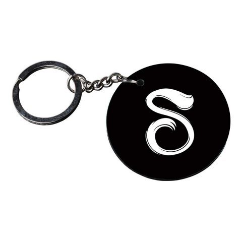 Crafty Worth | Alphabet S keychain | keychain game of thrones customized keychain with photo Printed Wooden Keychain| Circle Shape Set of 2 keyrings 2×2 inch - alternate view