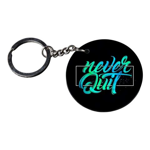 Crafty Worth | keyring with motivational quote | keychain for verna Printed Wooden Keychains | Circle Shape Set of 2 keyrings 2×2 inch - alternate view