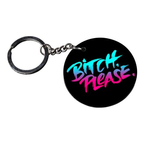 Crafty Worth | keychain for girls | keychain infinity gauntlet Printed Wooden Keychains | Circle Shape Set of 2 keyrings 2×2 inch - alternate view