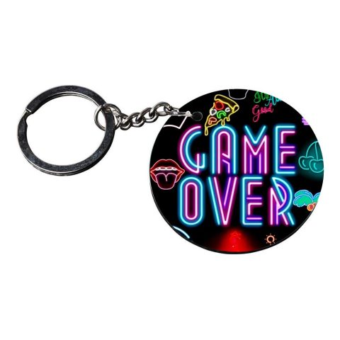 Crafty Worth | funny keychain | keychain screwdriver Printed Wooden Keychains | Circle Shape Set of 2 keyrings 2×2 inch - alternate view
