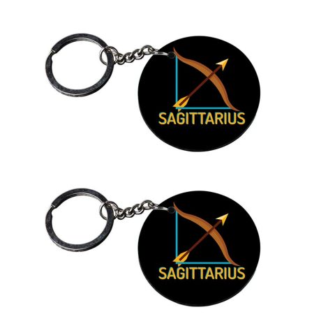 Crafty Worth | car keychain for men with quotes with led light | keychain cute Printed Wooden Keychains | Circle Shape Set of 2 keyrings 2×2 inch - alternate view
