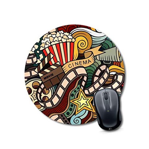 Crafty Worth mouse pad medium Mouse pad with texture Round Mouse Pad for Laptop/pc (9X9 Inches)