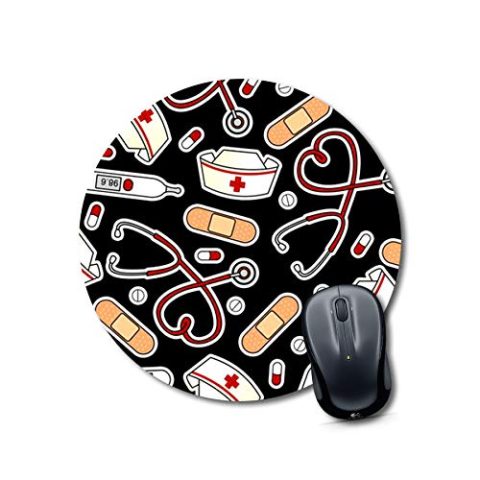 Crafty Worth mouse pad naruto medical Mouse pad Round Mouse Pad for Laptop/pc (9X9 Inches)