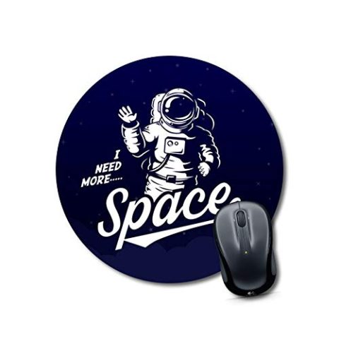 Crafty Worth mouse pad of round astronaut Mouse pad Round Mouse Pad for Laptop/pc (9X9 Inches)