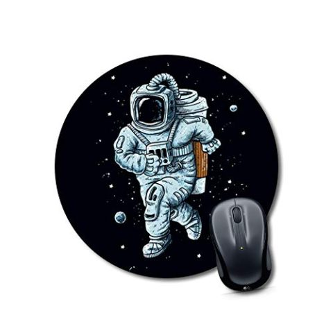 Crafty Worth mouse pad of gaming Space Mouse pad Round Mouse Pad for Laptop/pc (9X9 Inches)