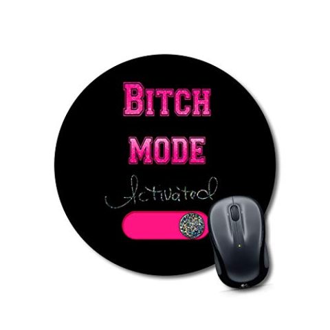 Crafty Worth mouse pad round Mouse pad for girls unicorn Round Mouse Pad for Laptop/pc (9X9 Inches)