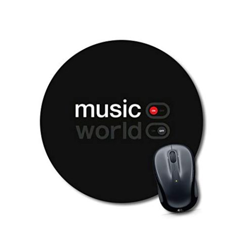 Crafty Worth mouse pad under 100 rupees music note Mouse pads Round Mouse Pad for Laptop/pc (9X9 Inches) - alternate view