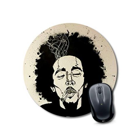 Crafty Worth mouse pad under 150 rupees music star Mouse pad Round Mouse Pad for Laptop/pc (9X9 Inches)