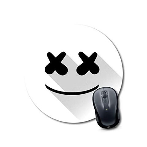 Crafty Worth mouse pad valorant marshmallow Mouse pad Round Mouse Pad for Laptop/pc (9X9 Inches)