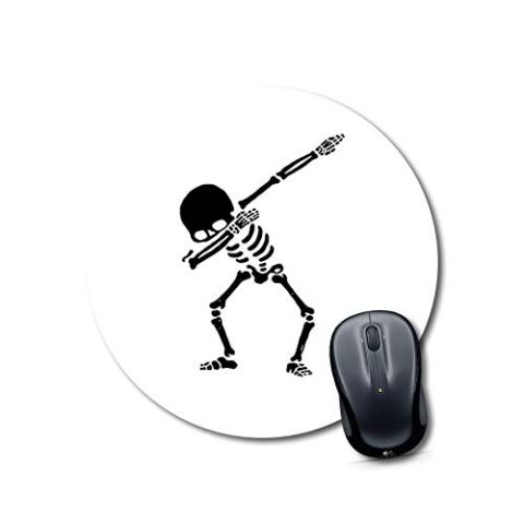 Crafty Worth mousepad led dog dab Mouse pad Round Mouse Pad for Laptop/pc (9X9 Inches)