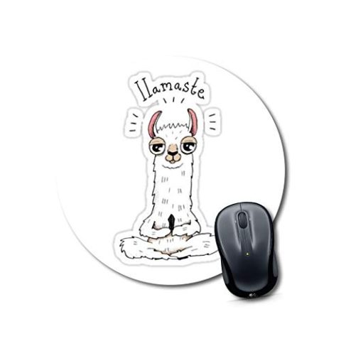 Crafty Worth mouse pad for hand support Mouse pad for girls cute Round Mouse Pad for Laptop/pc (9X9 Inches) - alternate view