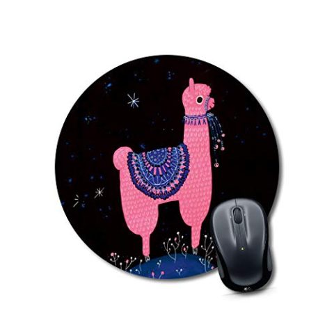 Crafty Worth mousepad for laptop Mouse pad for girlfriend Round Mouse Pad for Laptop/pc (9X9 Inches)