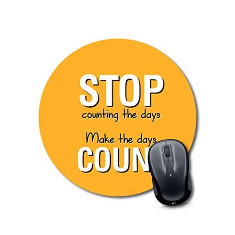 Crafty Worth mouse pad for kids quotes Mouse pad Round Mouse Pad for Laptop/pc (9X9 Inches)