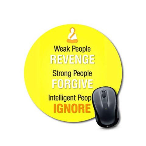 Crafty Worth mousepad for pc gaming xl Mouse pads for men with quotes Round Mouse Pad for Laptop/pc (9X9 Inches)