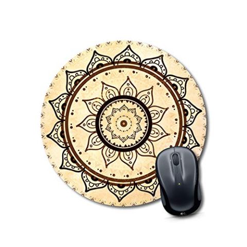 Crafty Worth mouse pad for gaming love quotes Mouse pad Round Mouse Pad for Laptop/pc (9X9 Inches)