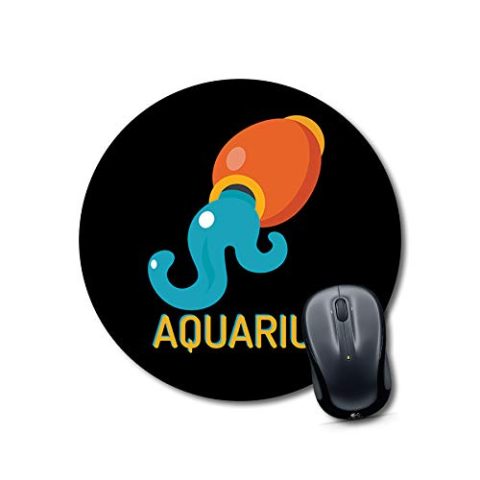 Crafty Worth round mouse pad for pc car Mouse pad for men with quotes with led light Round Mouse Pad for Laptop/pc (9X9 Inches)