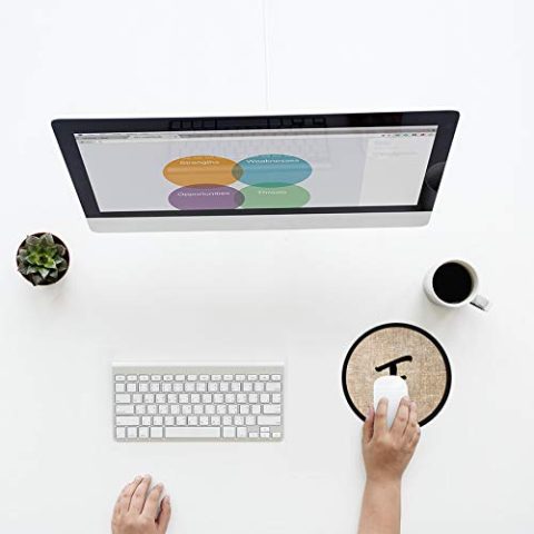 Crafty Worth mouse pad dog Alphabet F Mouse pad Round Mouse Pad for Laptop/pc (9X9 Inches) - alternate view
