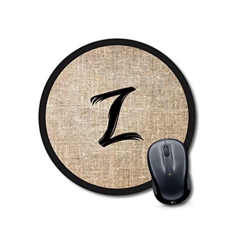 Crafty Worth mouse pad hard Alphabet Z Mouse pad Round Mouse Pad for Laptop/pc (9X9 Inches)