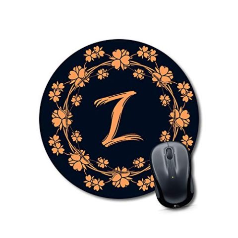 Crafty Worth mouse pad normal Alphabet Z Mouse pad Round Mouse Pad for Laptop/pc (9X9 Inches)
