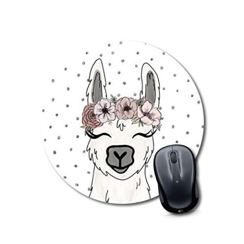Crafty Worth mouse pad combo Mouse pad for girls under 50 Round Mouse Pad for Laptop/pc (9X9 Inches)