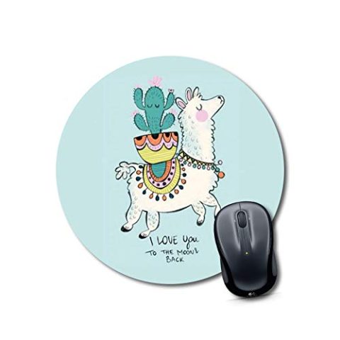 Crafty Worth mouse pad below 200 Mouse pad for girls stylish latest Round Mouse Pad for Laptop/pc (9X9 Inches)