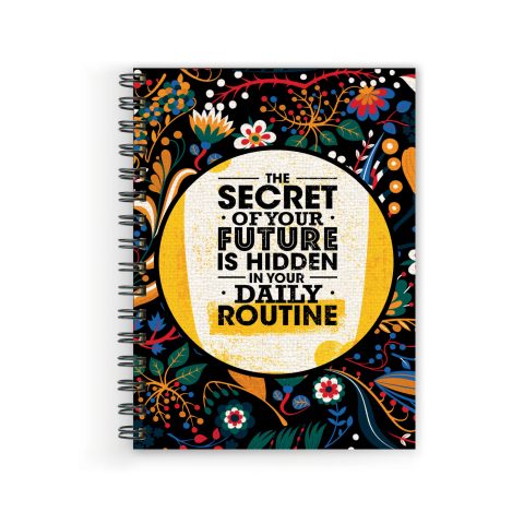 Crafty Worth the secret of your Wire Bound Spiral Printed unruled diary for boyfriend Pages :160 (Size :A5)