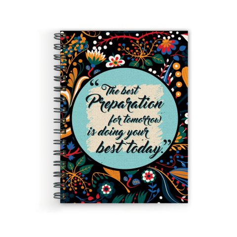 Crafty Worth the best preparation Wire Bound Spiral Printed unruled diary for boys stylish Pages :160 (Size :A5)
