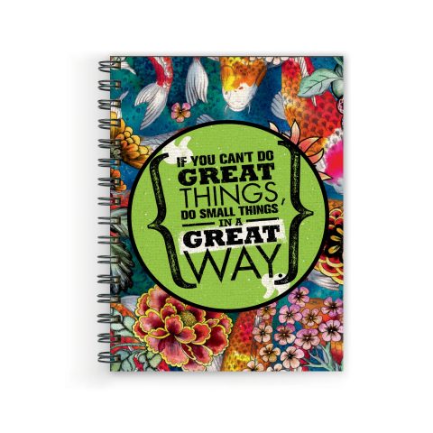 Crafty Worth if you can’t do Wire Bound Spiral Printed unruled diary for boys with password Pages :160 (Size :A5)
