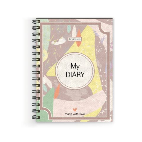 Crafty Worth my diary , Wire Bound Spiral Printed unruled notebook ironman Pages :160 (Size :A5)