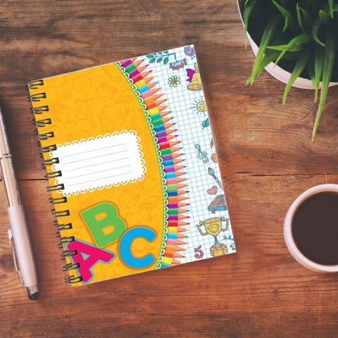 Crafty Worth ABCD Wire Bound Spiral Printed unruled diary for father birthday Pages :160 (Size :A5) - alternate view