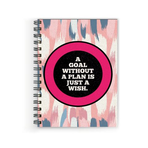 Crafty Worth a goal , Wire Bound Spiral Printed unruled note book office Pages :160 (Size :A5)
