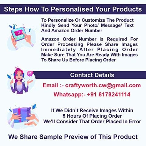 Crafty Worth | customized gifts | customized gifts Customized Photo Frame with Name 11×17 inch - alternate view