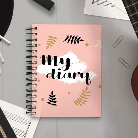 Crafty Worth Reusable Wiro Spiral Unruled Notebook Diary Journal pregnant women Blank Pages – A5 (Size 5.5×8) - alternate view